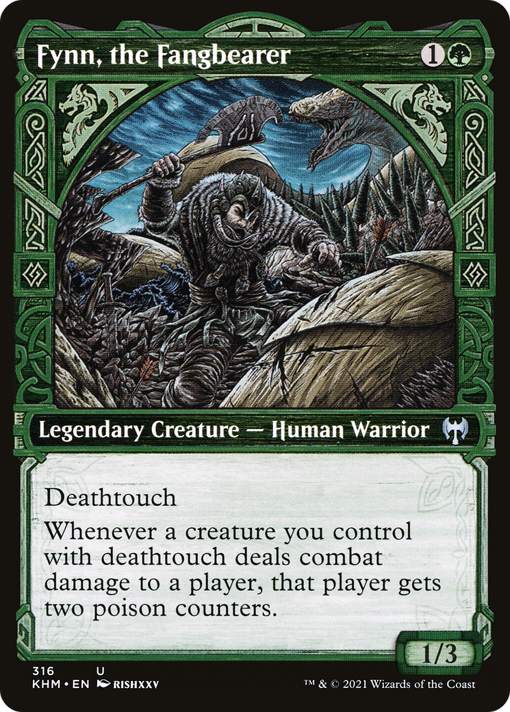 Fynn, the Fangbearer (Showcase) (KHM-316) - Kaldheim: (Showcase) Foil