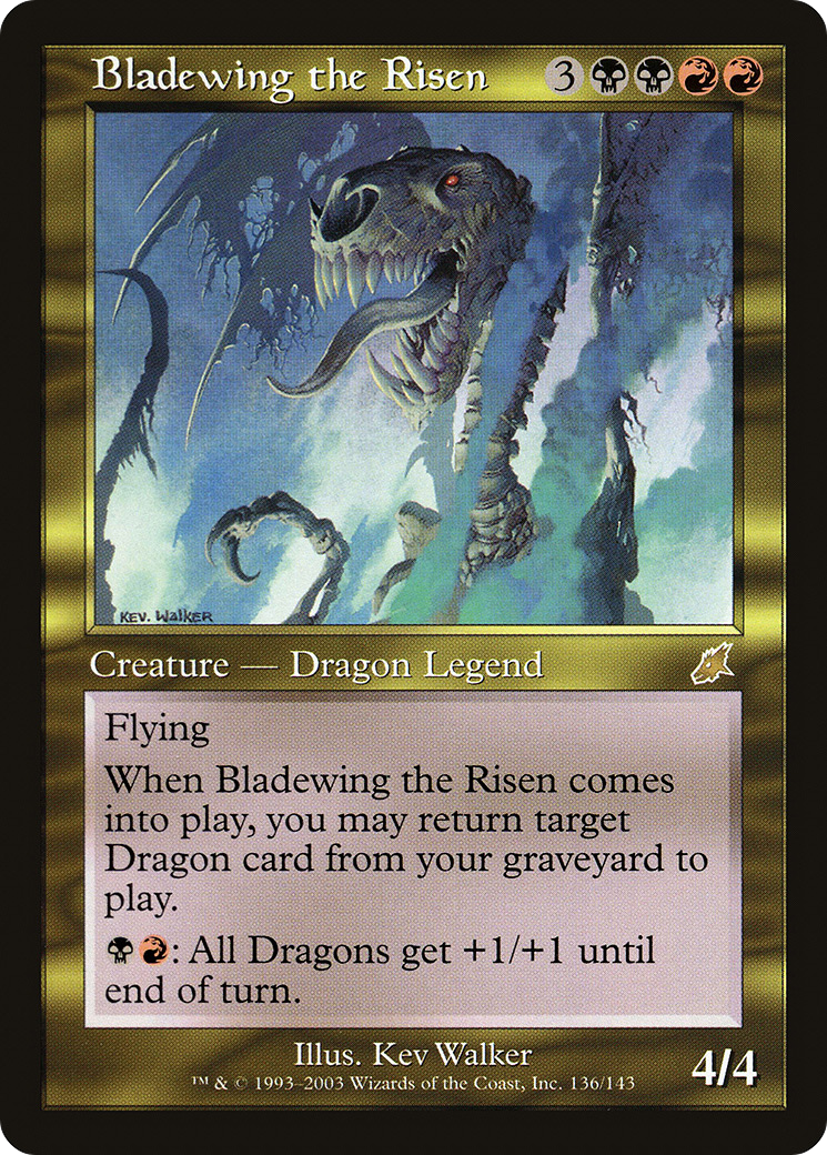 Bladewing the Risen (SCG-136) - Scourge Foil