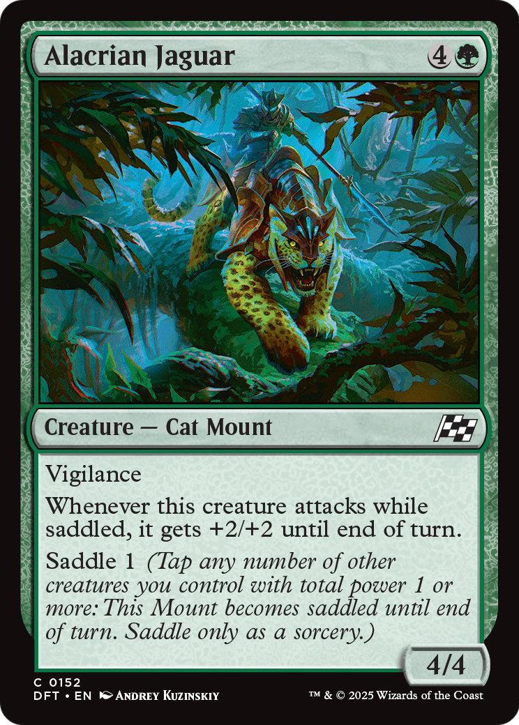Alacrian Jaguar (DFT-152) - Aetherdrift Foil