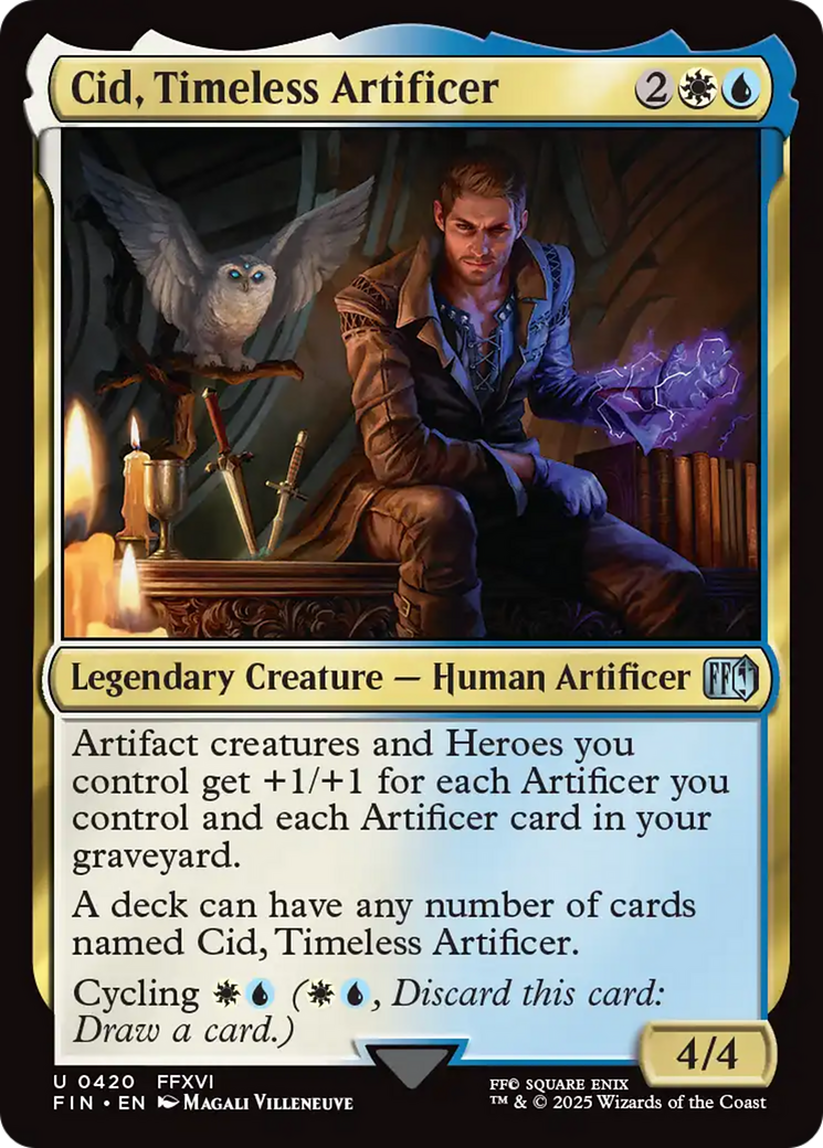 Cid, Timeless Artificer (0420) (FIN-420) - FINAL FANTASY Foil