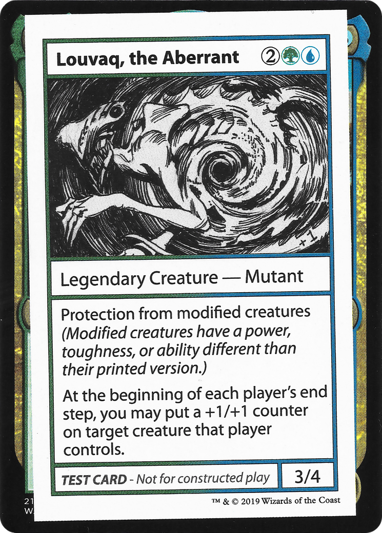 Louvaq, the Aberrant (No PW Symbol) (CMB1-) - Mystery Booster Playtest Cards 2021