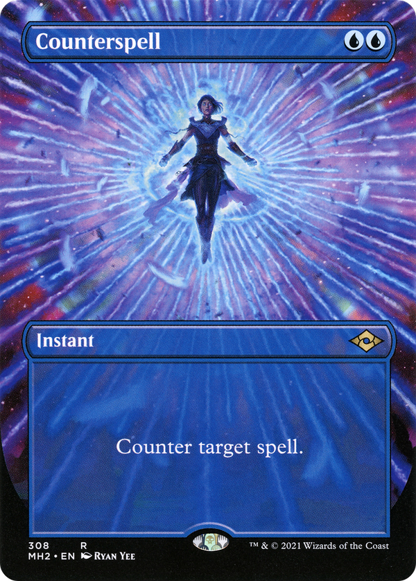 Counterspell (Borderless) (MH2-308) - Modern Horizons 2 Foil