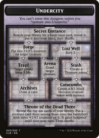 Undercity // The Initiative (TCLB-020) - Battle for Baldur's Gate Tokens Foil