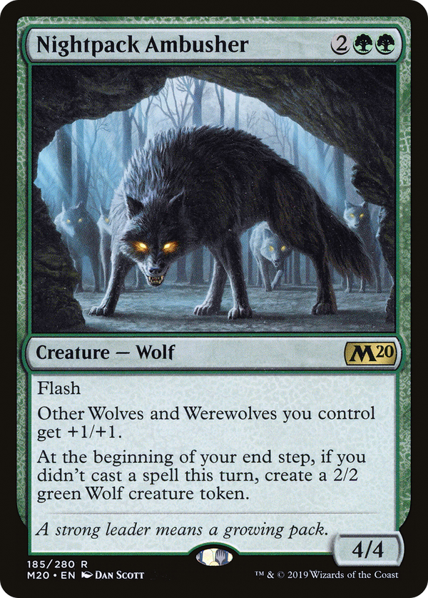 Nightpack Ambusher (M20-185) - Core Set 2020 Foil