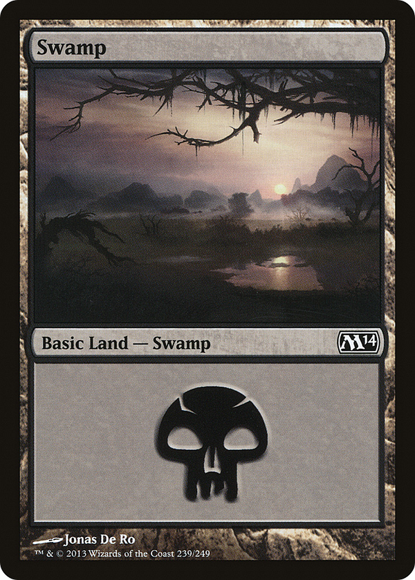 Swamp (239) (M14-239) - Magic 2014 Foil