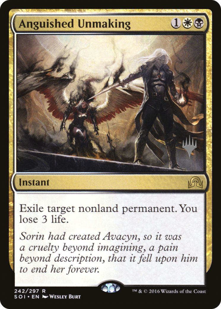 Anguished Unmaking (PPTHB-242) - Shadows over Innistrad Promos