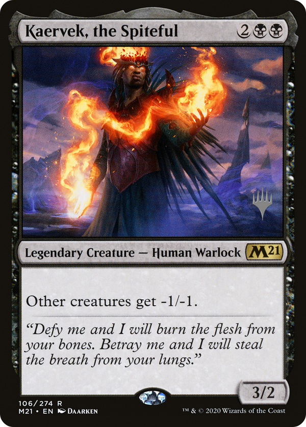 Kaervek, the Spiteful (PPM21-106) - Core Set 2021 Promos