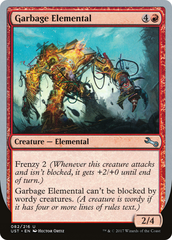 Garbage Elemental (A) (UST-082) - Unstable