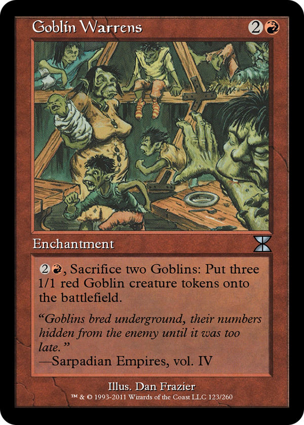 Goblin Warrens (ME4-123) - Masters Edition IV Foil