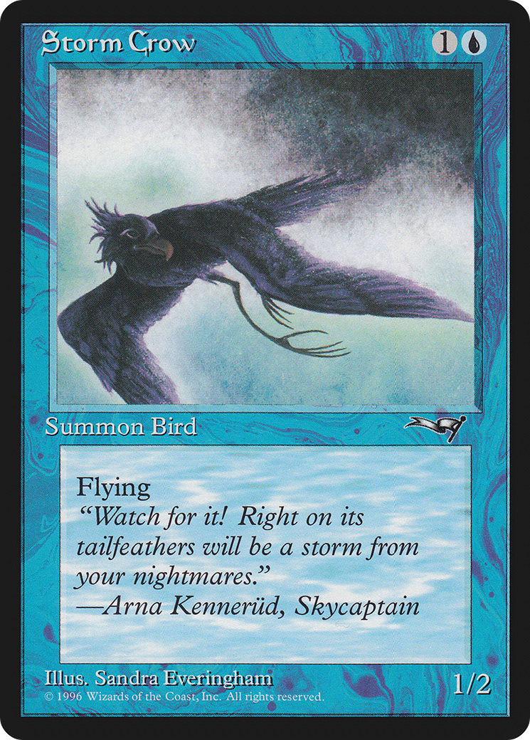 Storm Crow (Flying Left) (ALL-055) - Alliances