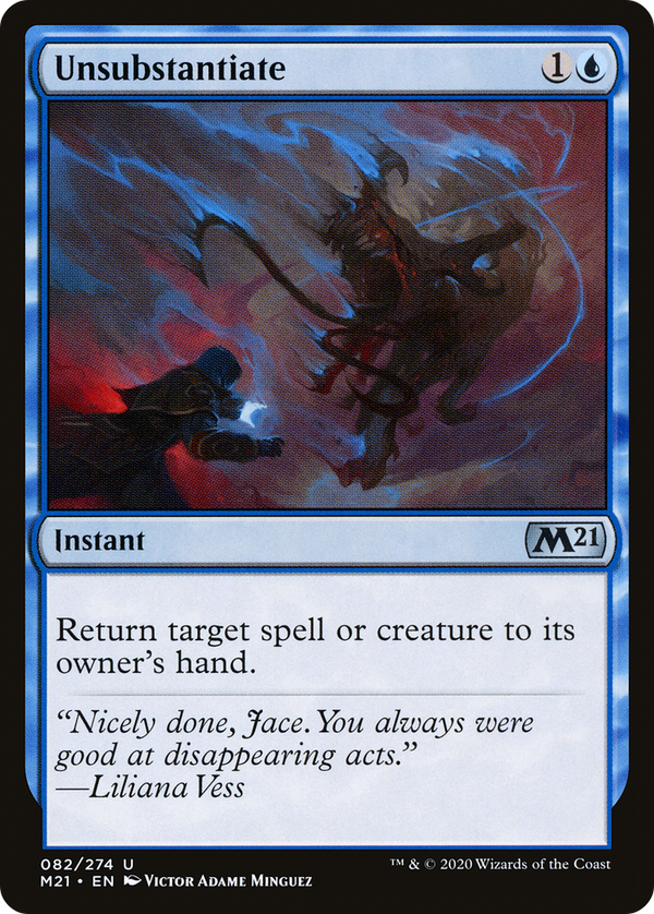 Unsubstantiate (M21-082) - Core Set 2021 Foil