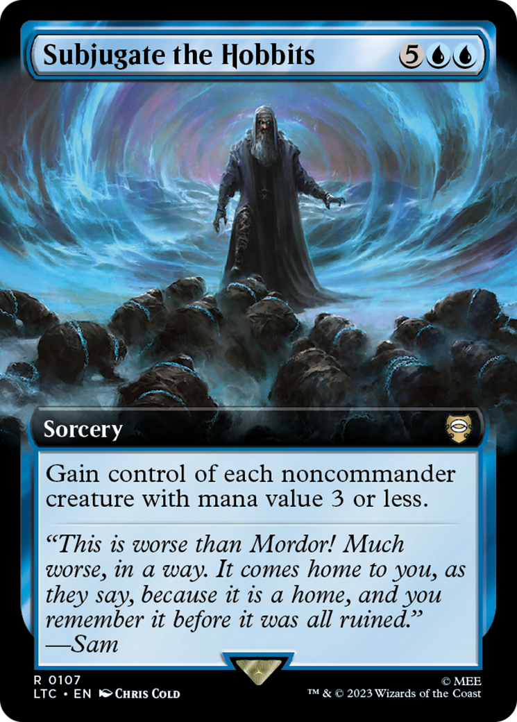 Subjugate the Hobbits (Extended Art) (LTC-107) - Tales of Middle-earth Commander: (Extended Art)