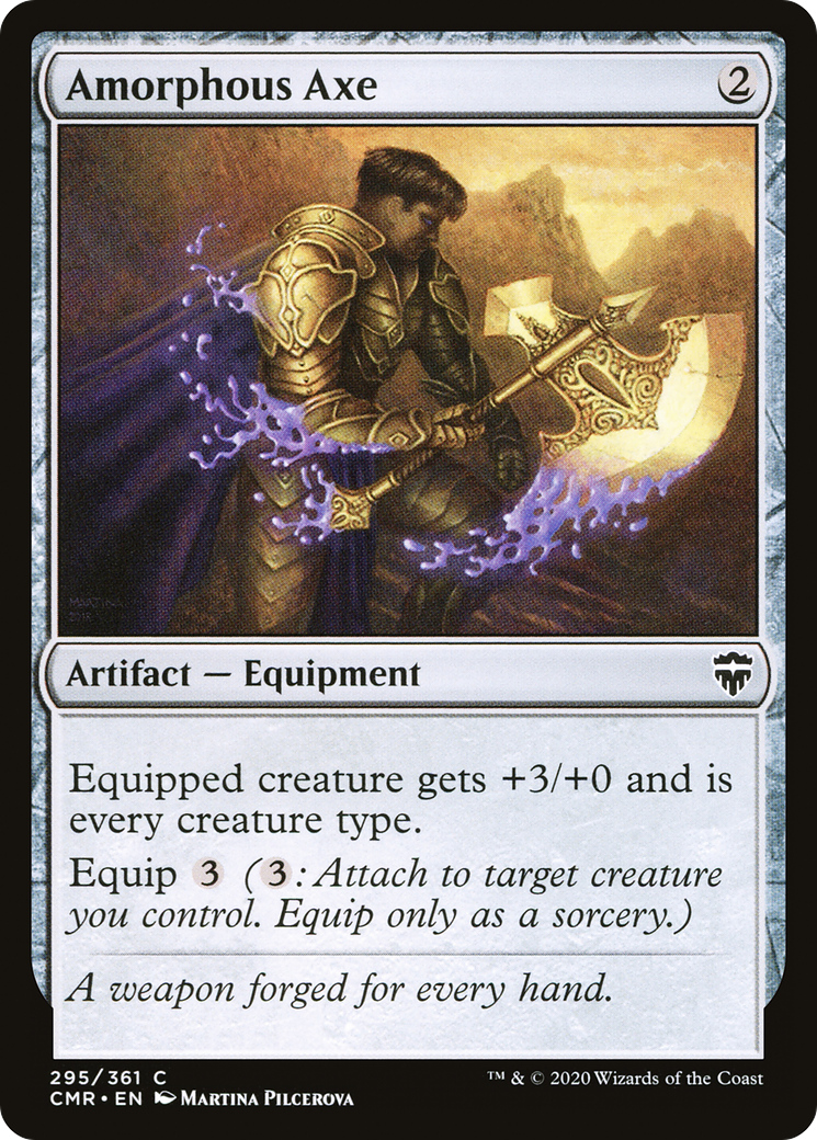Amorphous Axe (CMR-295) - Commander Legends Foil