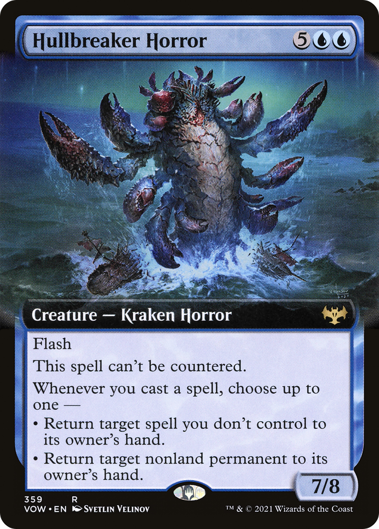 Hullbreaker Horror (Extended Art) (VOW-359) - Innistrad: Crimson Vow: (Extended Art) Foil