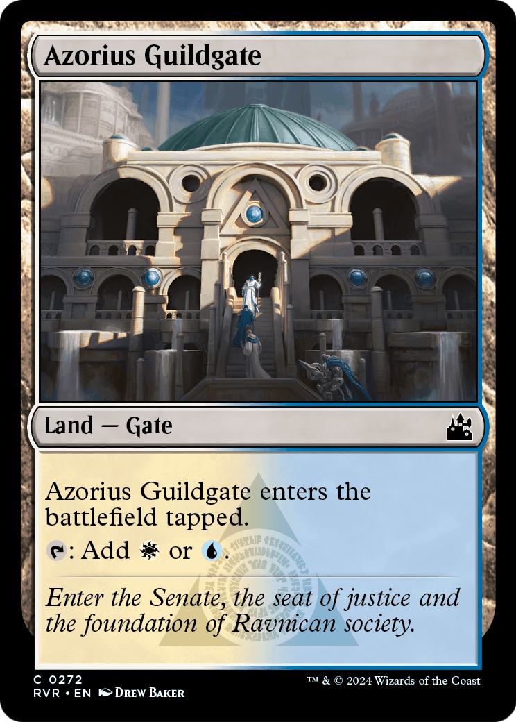 Azorius Guildgate (RVR-272) - Ravnica Remastered Foil