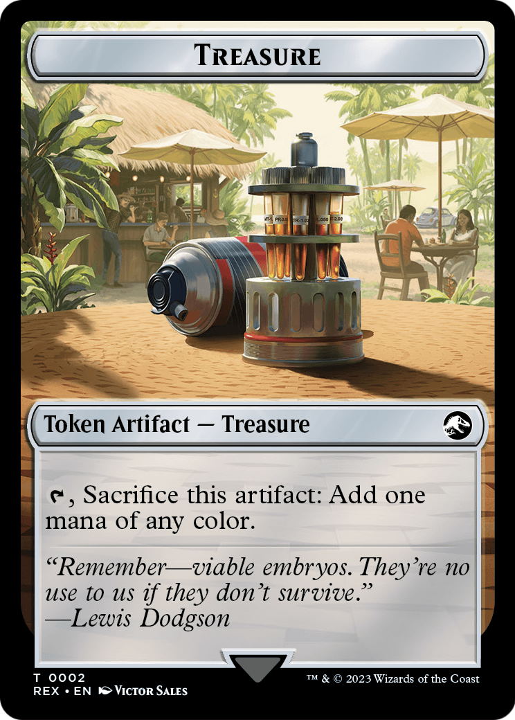 Treasure (TREX-002) - Jurassic World Collection Tokens Foil