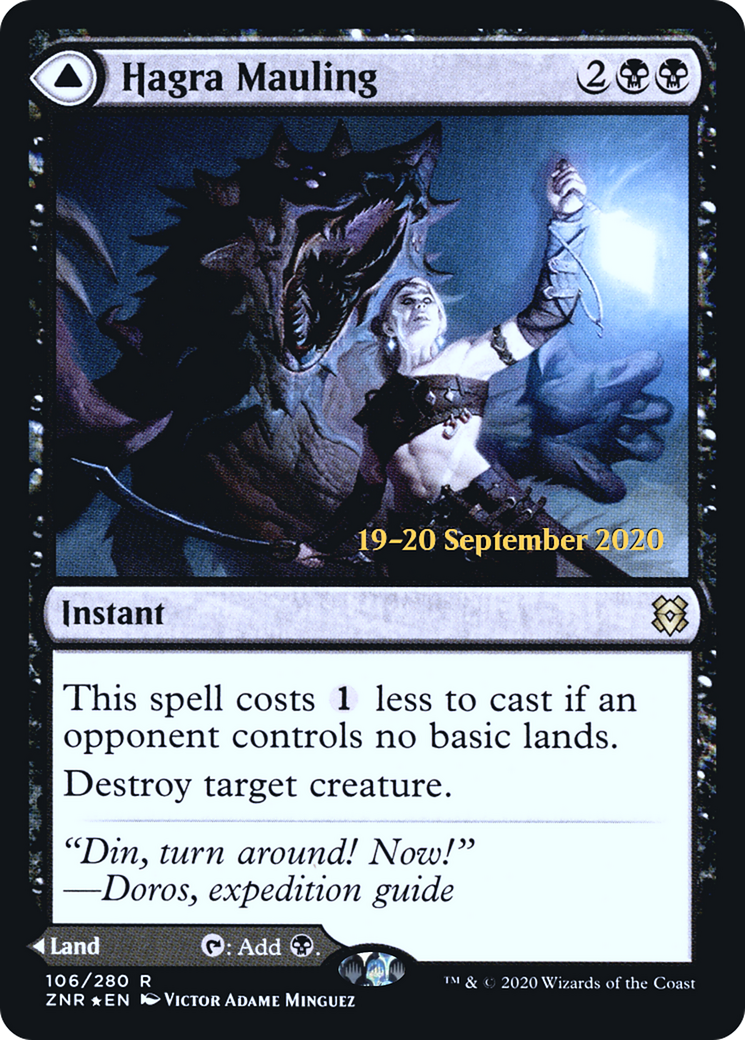 Hagra Mauling (PRE-106) - Zendikar Rising Promos Foil