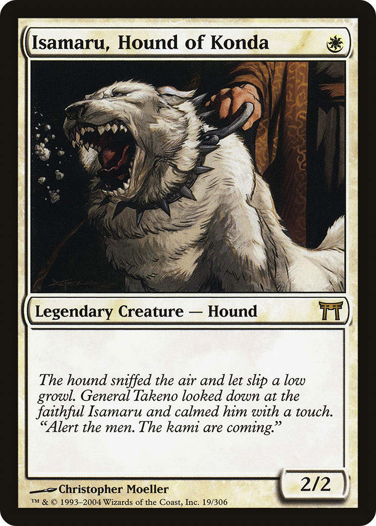 Isamaru, Hound of Konda (CHK-019) - Champions of Kamigawa