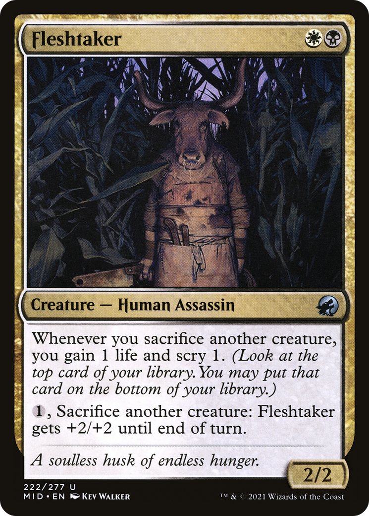 Fleshtaker (MID-222) - Innistrad: Midnight Hunt Foil