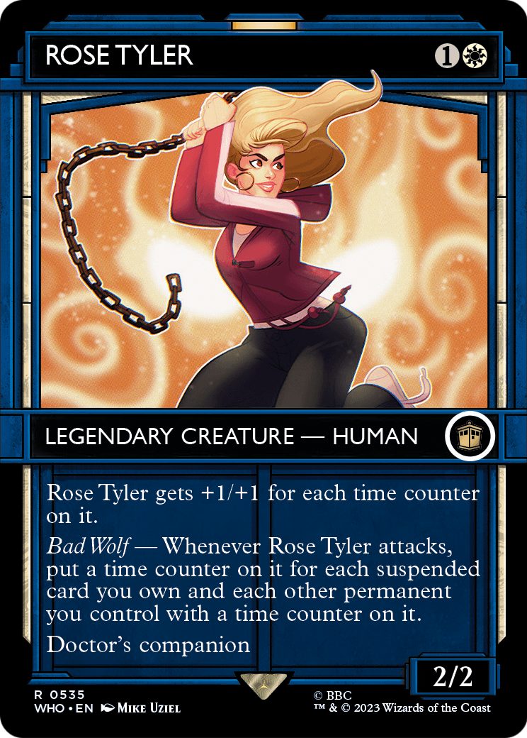 Rose Tyler (Showcase) (WHO-535) - Doctor Who: (Showcase) (Borderless) Foil