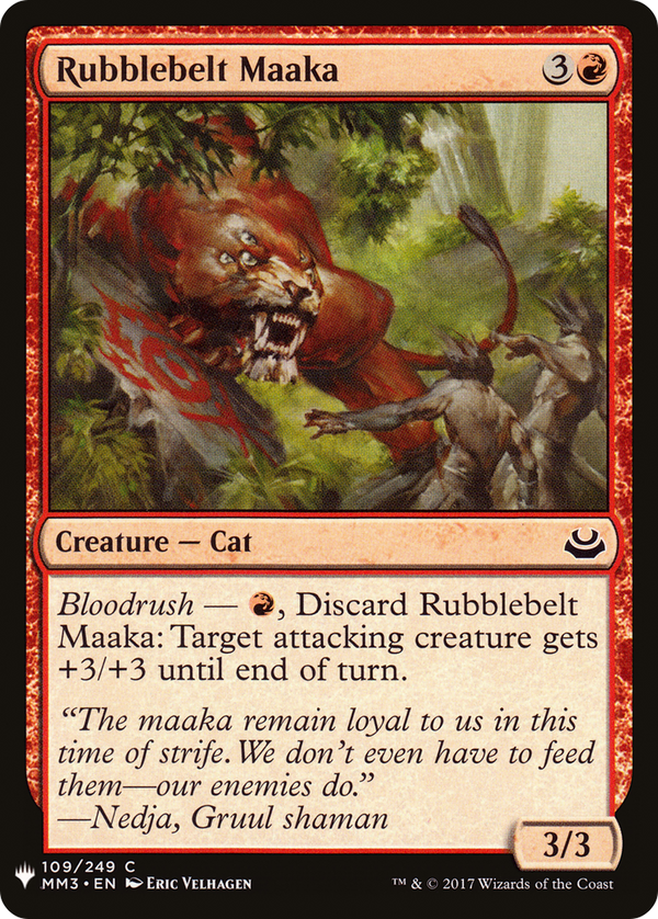 Rubblebelt Maaka (LIST-109) - The List