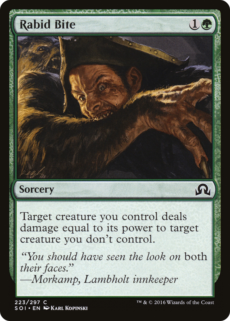 Rabid Bite (SOI-223) - Shadows over Innistrad