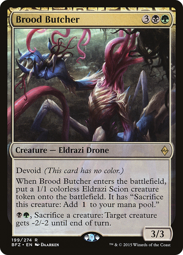 Brood Butcher (BFZ-199) - Battle for Zendikar: (devoid) Foil