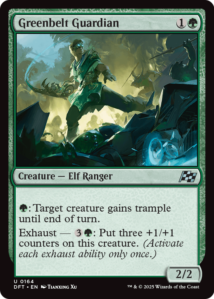 Greenbelt Guardian (DFT-164) - Aetherdrift Foil