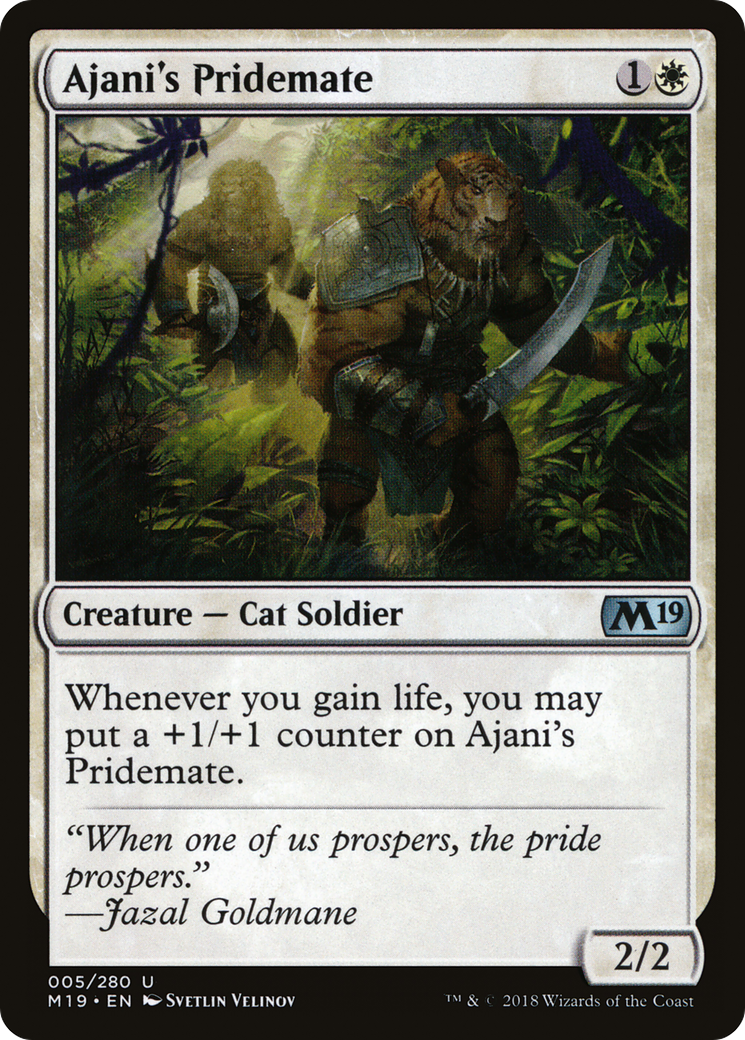 Ajani's Pridemate (M19-005) - Core Set 2019