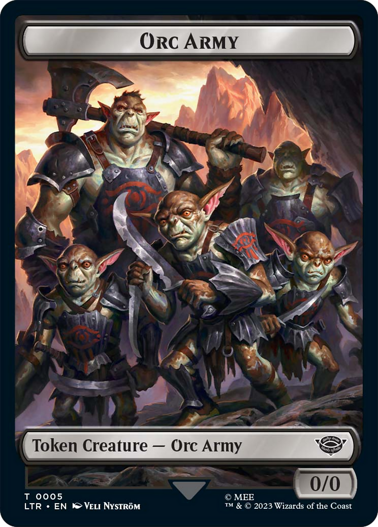 Orc Army (TLTR-005) - Tales of Middle-earth Tokens