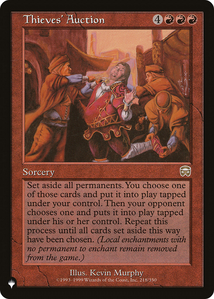 Thieves' Auction (LIST-218/350) - The List