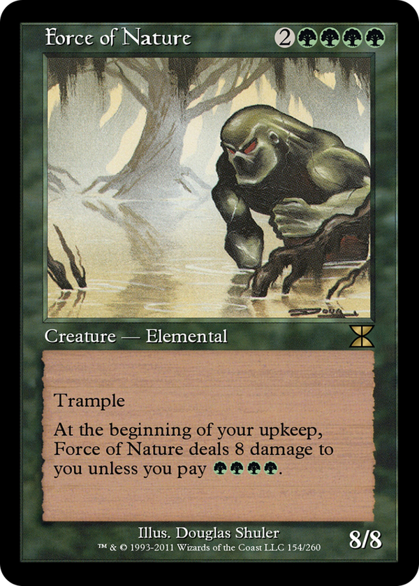 Force of Nature (ME4-154) - Masters Edition IV Foil