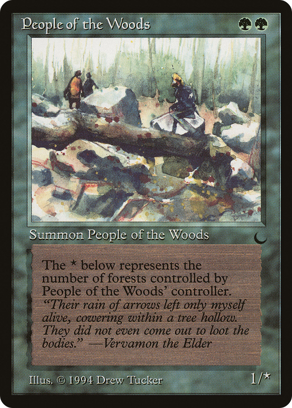 People of the Woods (DRK-) - The Dark