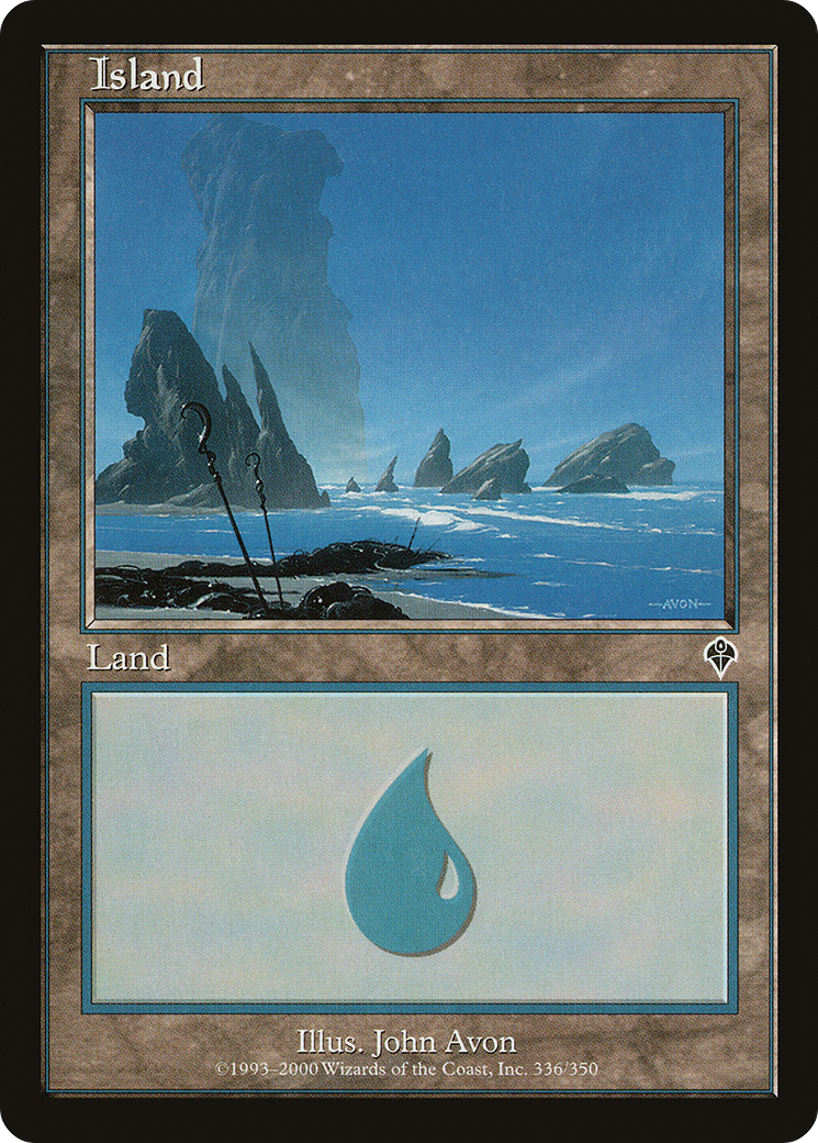 Island (336) (INV-336) - Invasion Foil
