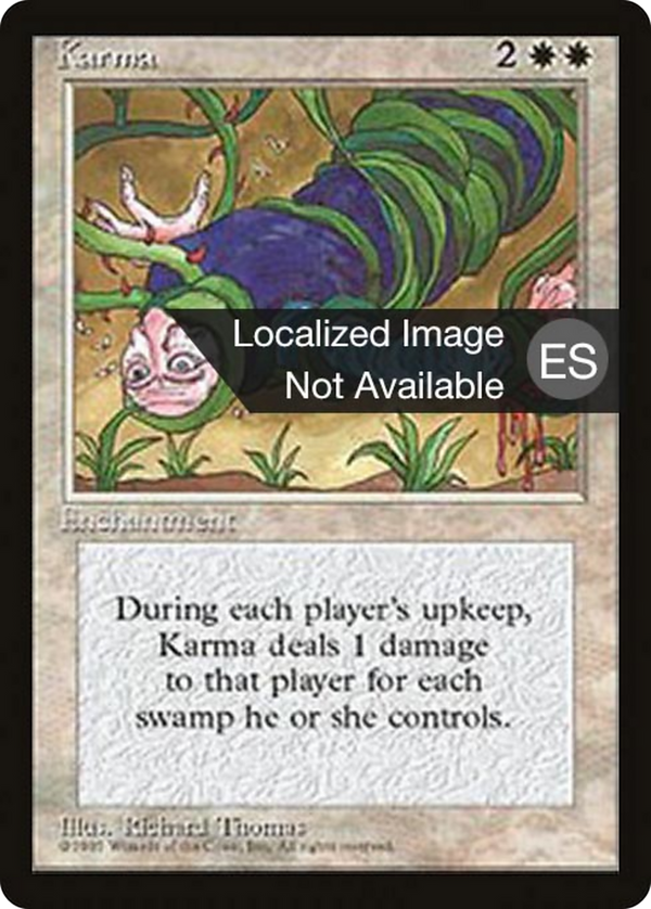 Karma (4BB-) - Fourth Edition Foreign Black Border