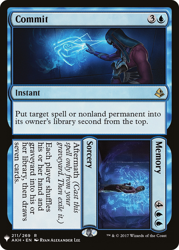 Commit // Memory (LIST-211/269) - The List