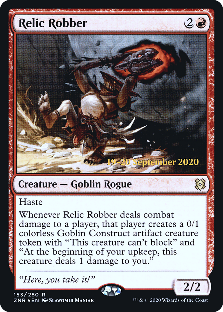 Relic Robber (PRE-153) - Zendikar Rising Promos Foil