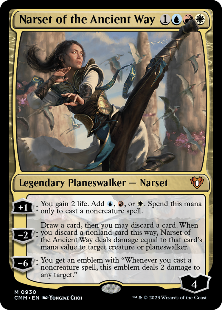Narset of the Ancient Way (CMM-930) - Commander Masters