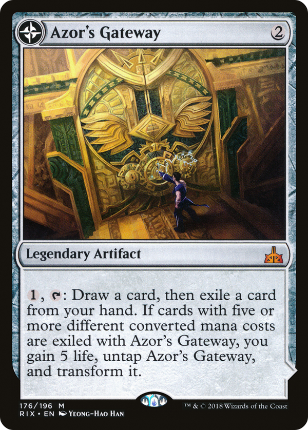 Azor's Gateway (RIX-176) - Rivals of Ixalan: (compasslanddfc)