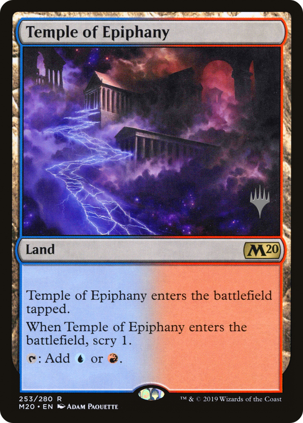 Temple of Epiphany (PPM20-253) - Core Set 2020 Promos Foil