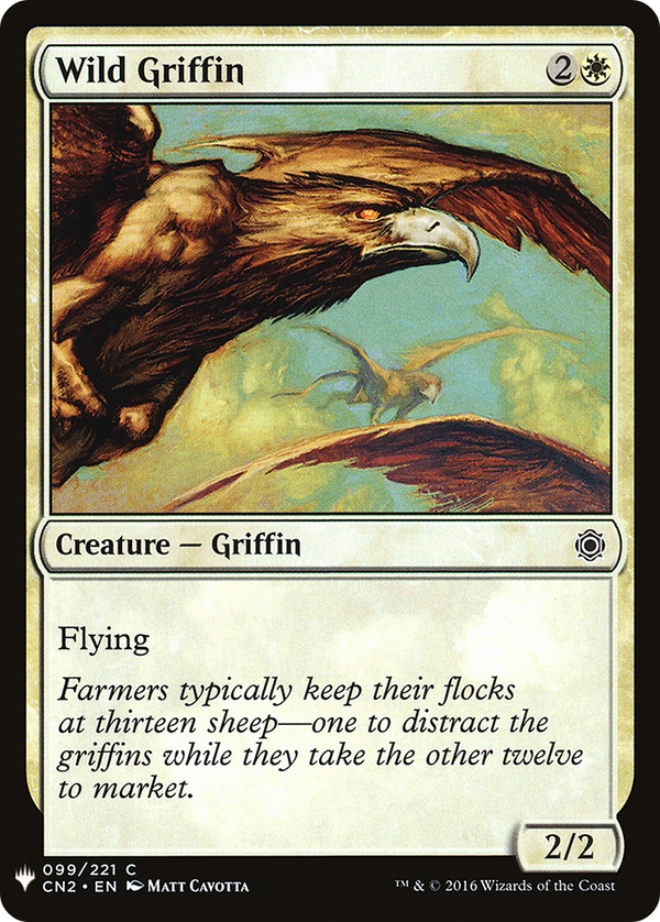 Wild Griffin (LIST-099) - The List