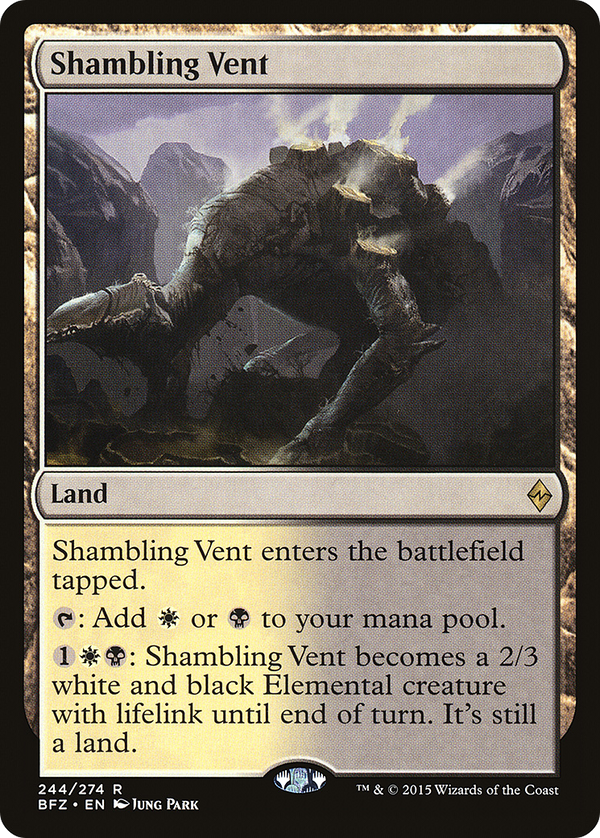 Shambling Vent (BFZ-244) - Battle for Zendikar Foil