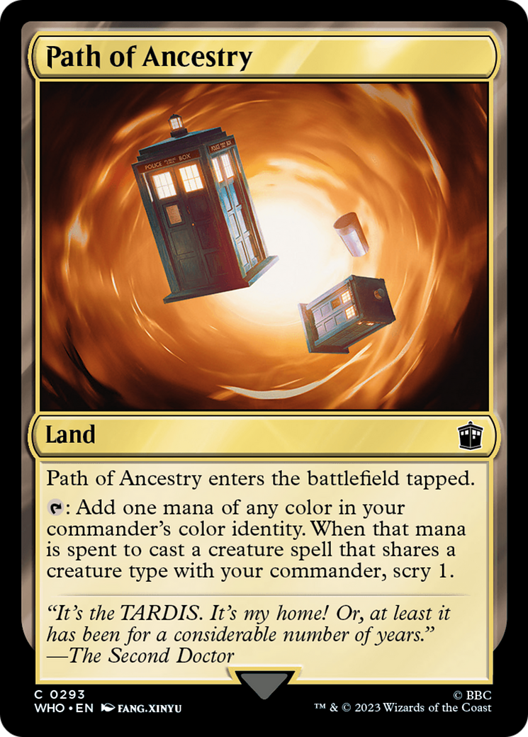 Path of Ancestry (WHO-293) - Doctor Who Foil