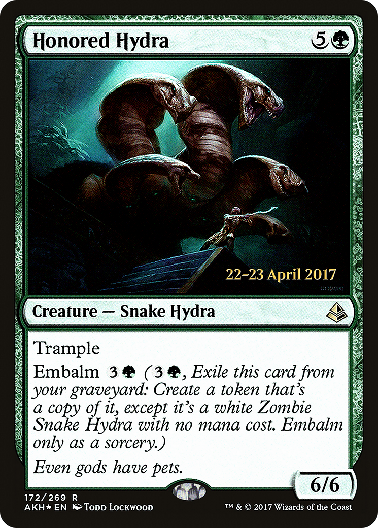 Honored Hydra (PRE-172) - Amonkhet Promos Foil