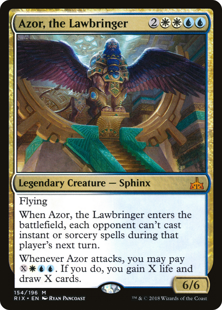 Azor, the Lawbringer (RIX-154) - Rivals of Ixalan Foil