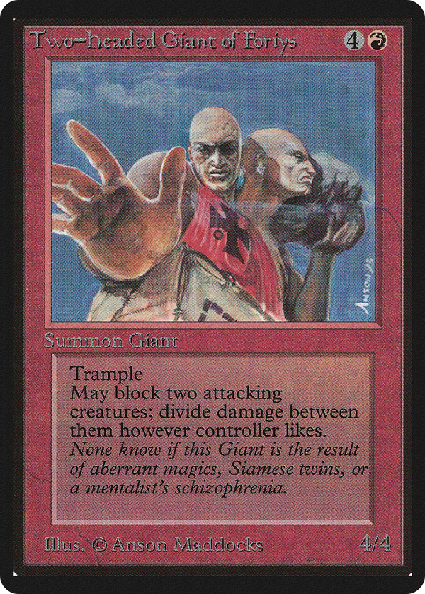 Two-Headed Giant of Foriys (LEB-) - Limited Edition Beta