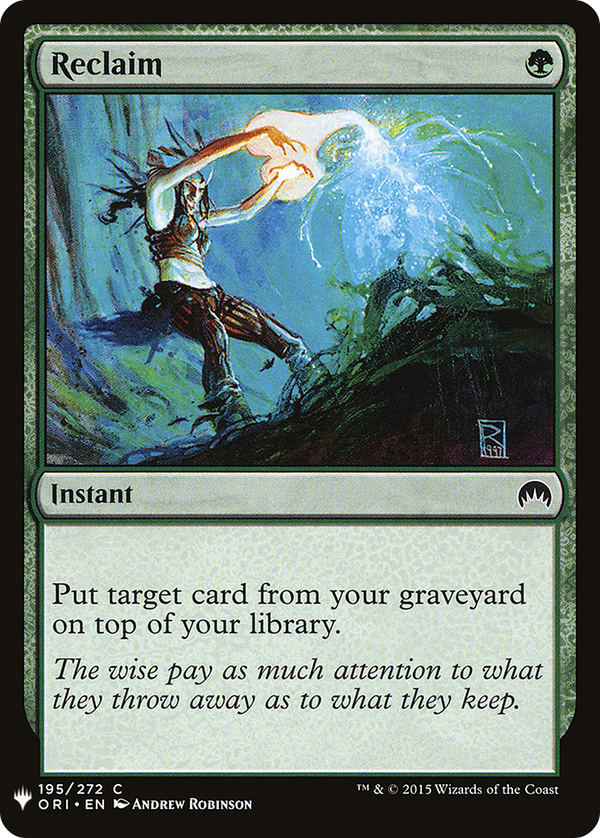 Reclaim (LIST-195) - The List