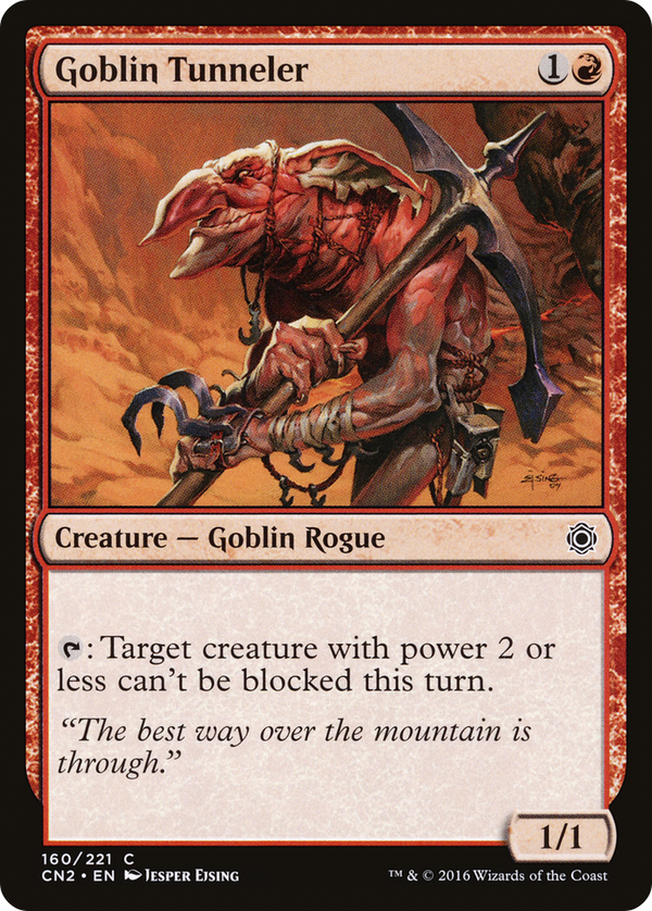 Goblin Tunneler (CN2-160) - Conspiracy: Take the Crown Foil