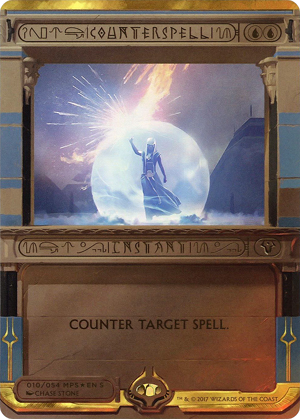 Counterspell (MPS2-010) - Amonkhet Invocations (Borderless) Foil