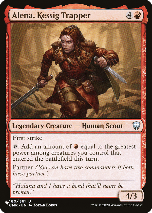 Alena, Kessig Trapper (LIST-160/361) - The List
